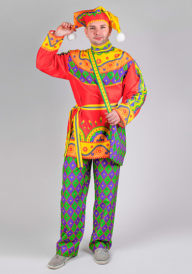 Рубаха Скомороха для взрослого Масленица