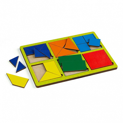 Рамки - вкладыши Никитина 6 квадратов