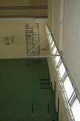 Консоль настенная с блочной подвеской для гимнастических колец вынос 2м (для одной пары)