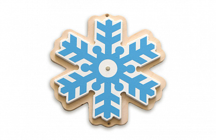 Декоративная панель "Снежинка"