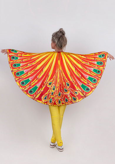 Жар-Птица пончо для взрослых
