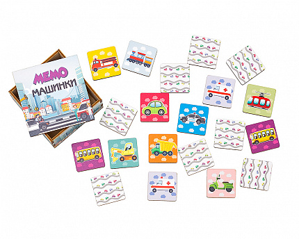 Настольная игра "Мемо "Машинки"