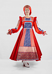 Русский народный костюм женский Кадриль расписная