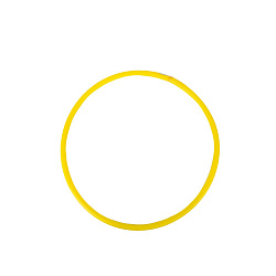 Обруч (d 60см) (желтый)