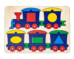 Конструктор "Паровозик "Фигуры"