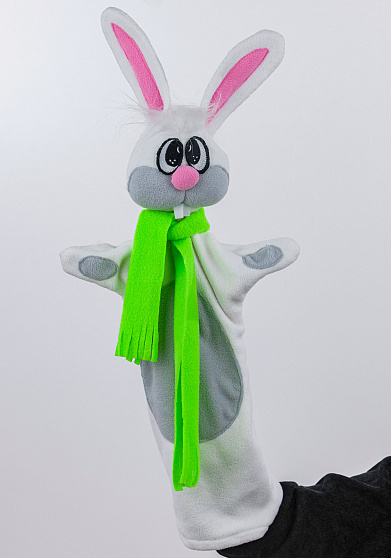 Перчаточная кукла Заяц белый