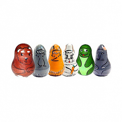 Пальчиковый театр "Теремок" 6 шт.