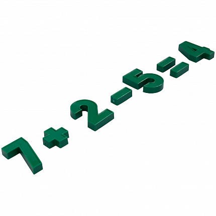 Набор магнитных пластмассовых цифр и знаков