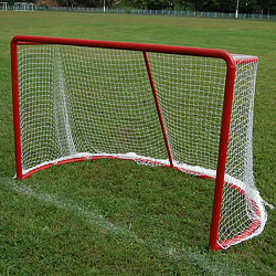 Ворота хоккейные игровые (задник круглый) 183х122см