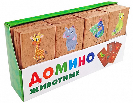 Нескучные игры Домино "Животные"