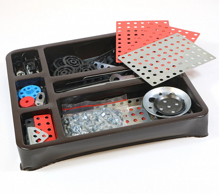 Конструктор металлический для уроков труда Школьный-1 (72 эл)