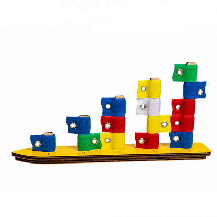 Кораблик "Плюх-Плюх" (флажки: красн, жел, зел, син, бел цветов по 5 шт)