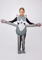 Кошка ростовая кукла из фетра для детей / 100 см.