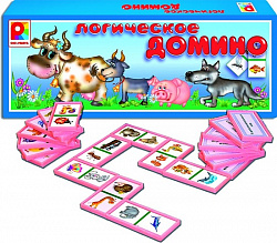 Развивающая игра. Логическое домино Животные