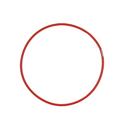 Обруч (d 70см) облегченный (красный)