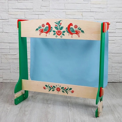 Ширма для кукольного театра цветная