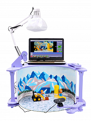 Сиреневая Мультстудия для кукольной анимации. Проф - версия