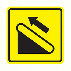 Тактильная пиктограмма наклейка