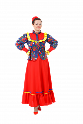 Карнавальный костюм взрослый "Казачка"