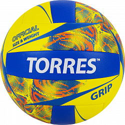 Мяч волейбольный TORRES Grip Y любительский, размер 5