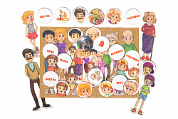 Моя семья фетр (86дет)