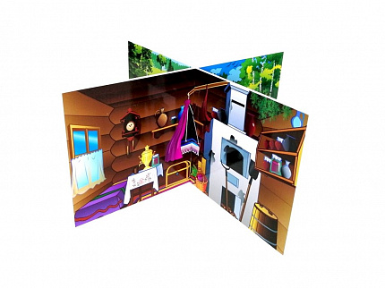 Настольная ширма Х-образная