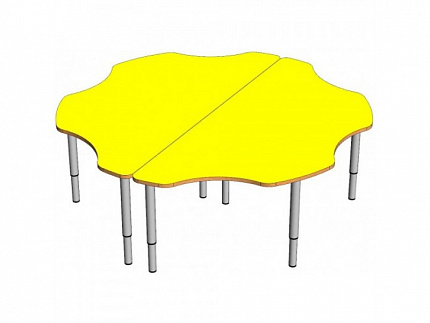 СТОЛ РОМАШКА 2 ЛЕПЕСТКА РЕГУЛИРУЕМЫЙ