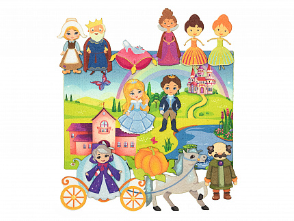 Золушка фетр (12дет)