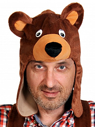 Шапка МИШКА бурый взрослый