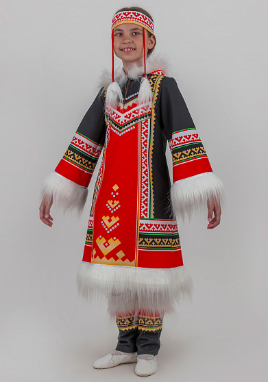 Северный костюм Танец огня для девочки