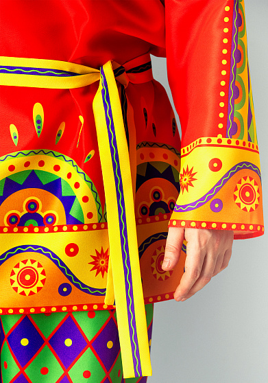 Рубаха Скомороха для взрослого Масленица