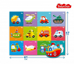 Пазлы MAXI "Техника" 24 эл Baby Toys (поле 61х47см)