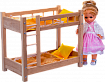 Кроватка кукольная №18 "Маленькая соня", цвета в ассортименте