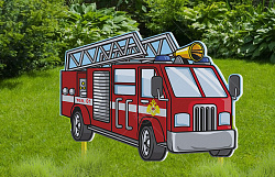 Уличная фигура "Пожарная машина"