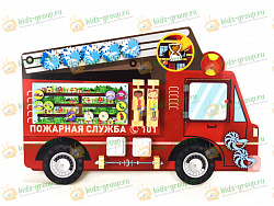 Бизиборд настенный ПОЖАРНАЯ СЛУЖБА