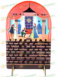 Ширма для сюжетно-ролевых игр двухсторонняя ТЕАТР