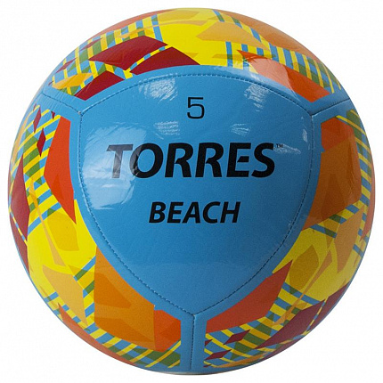 Мяч футбольный пляжный TORRES Beach любительский, размер 5