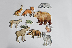 Набор "Животные леса" 10 шт.