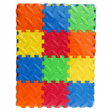 Коврик-пазл «Цветные квадраты»