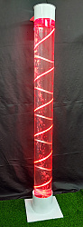 Воздушно пузырьковая колонна со спиральной подсветкой