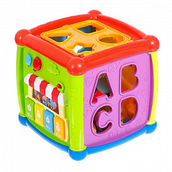 Развивающая игрушка «Умный кубик», световые и звуковые эффекты
