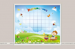 Магнитная доска "Математика"