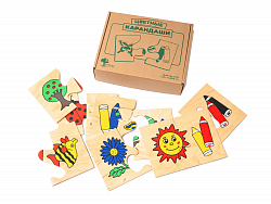 Пазл "Цветные карандаши"