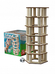 Игра для детей «Сорви башню»