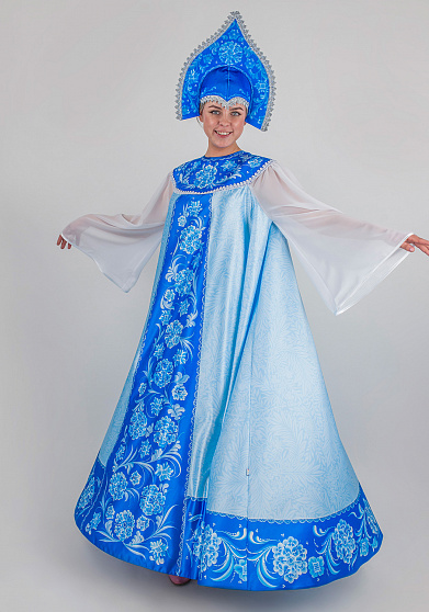 Костюм Зимушка Лебедушка для взрослого