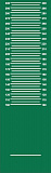 Дорожка (разметка) для прыжков в длину с места, для сдачи норм ГТО (зеленая) облегченная