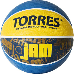 Мяч баскетбольный TORRES Jam любительский, размер 3