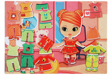 Одежда для девочки фетр (27дет.)