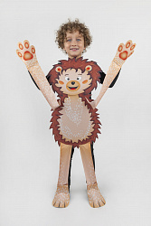 Еж ростовая кукла из фетра для детей / 100 см.