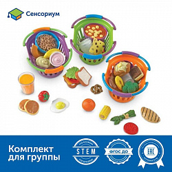 Развивающая игрушка Мы растем "Сытный завтрак, Вкусный обед, Полезный ужин"  (серия New Spro